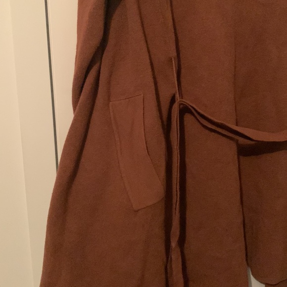Brown cardigan with pocket - Picture 3 of 4